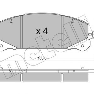 Колодки тормозные передние к-кт