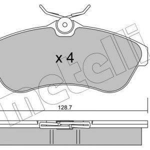 Колодки тормозные передние к-кт