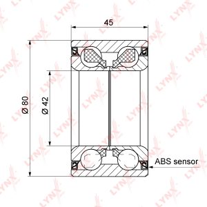 Подшипник ступицы (к-кт)