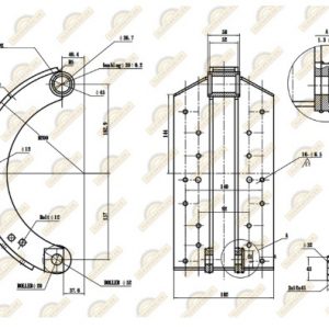 Колодка барабанного тормоза