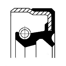 Сальник задней ступицы