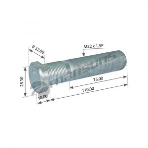 Шпилька колеса