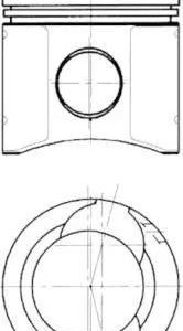 Поршень с гильзой (к-кт)