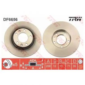 Диск тормозной задний