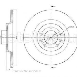 Диск тормозной задний