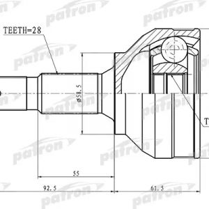 ШРУС наружный передний