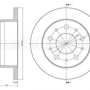 Диск тормозной задний