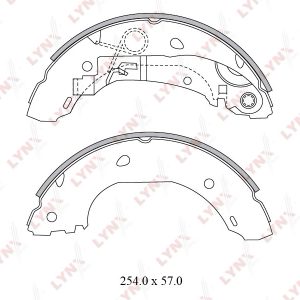 Колодки барабанные к-кт