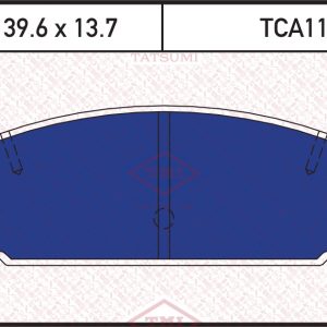 Колодки тормозные задние дисковые к-кт