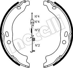 Колодки ручного тормоза к-кт