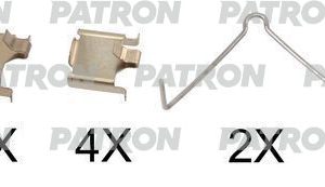 Установочный к-кт задних колодок