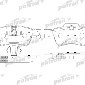 Колодки тормозные задние дисковые к-кт