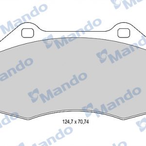 Колодки тормозные передние к-кт