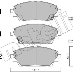 Колодки тормозные передние к-кт