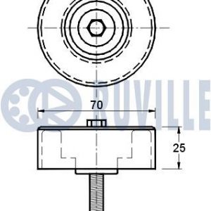 Ролик дополнительный руч. ремня
