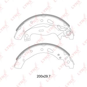 Колодки барабанные к-кт