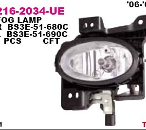 Фара противотуманная левая