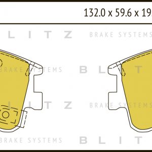Колодки тормозные передние к-кт