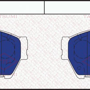 Колодки тормозные передние к-кт