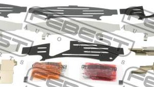 Установочный к-кт передних колодок