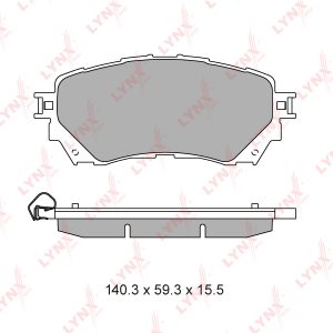 Колодки тормозные передние к-кт