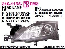 Фара правая