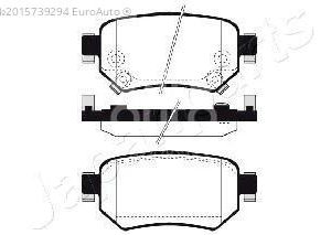 Колодки тормозные задние дисковые к-кт