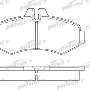 Колодки тормозные передние к-кт