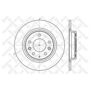 Диск тормозной задний