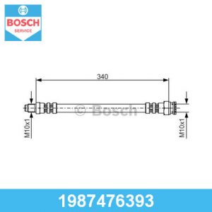 Шланг тормозной передний