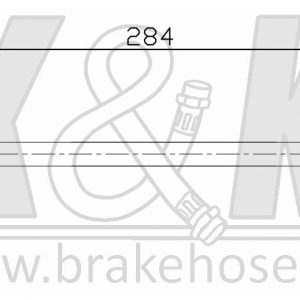 Шланг тормозной задний