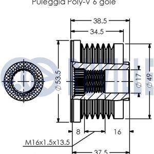 Шкив генератора