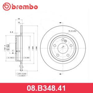 Диск тормозной задний