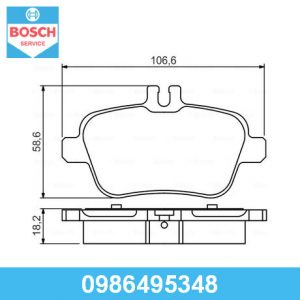 Колодки тормозные задние дисковые к-кт