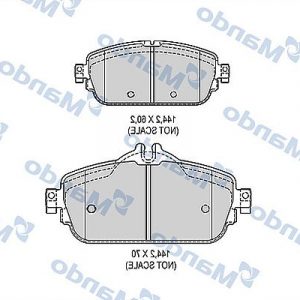Колодки тормозные передние к-кт