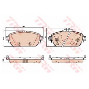 Колодки тормозные передние к-кт