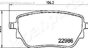 Колодки тормозные задние дисковые к-кт
