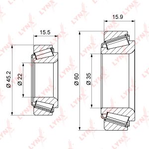 Подшипник ступицы (к-кт)