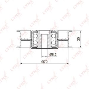 Ролик дополнительный руч. ремня