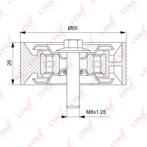 Ролик дополнительный руч. ремня