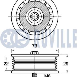 Ролик дополнительный руч. ремня