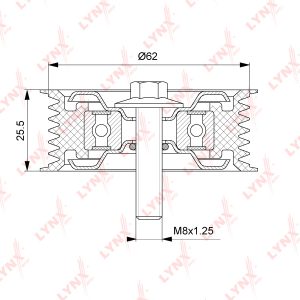 Ролик дополнительный руч. ремня