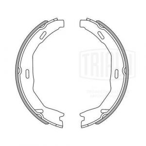 Колодки ручного тормоза к-кт