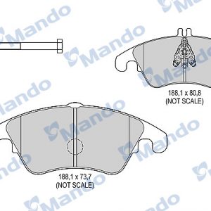 Колодки тормозные передние к-кт