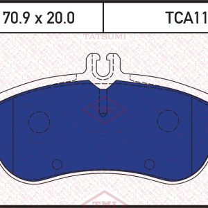 Колодки тормозные передние к-кт