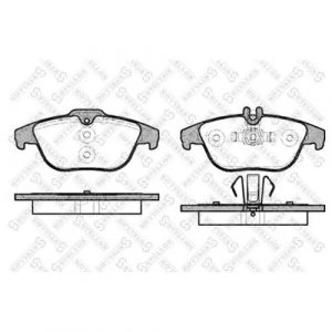 Колодки тормозные задние дисковые к-кт