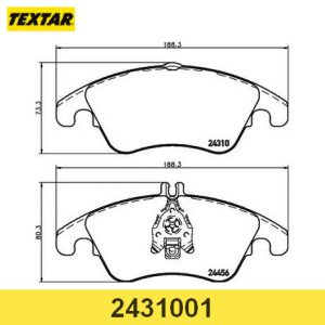 Колодки тормозные передние к-кт