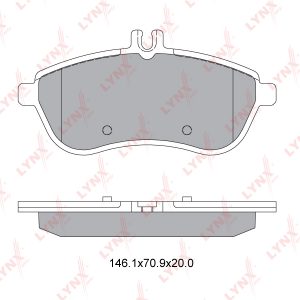 Колодки тормозные передние к-кт
