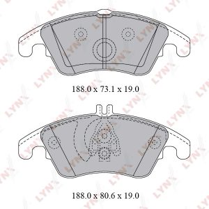 Колодки тормозные передние к-кт
