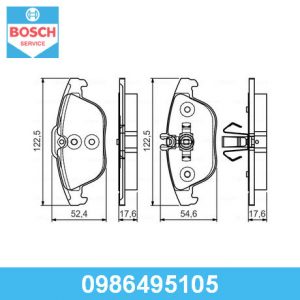 Колодки тормозные задние дисковые к-кт